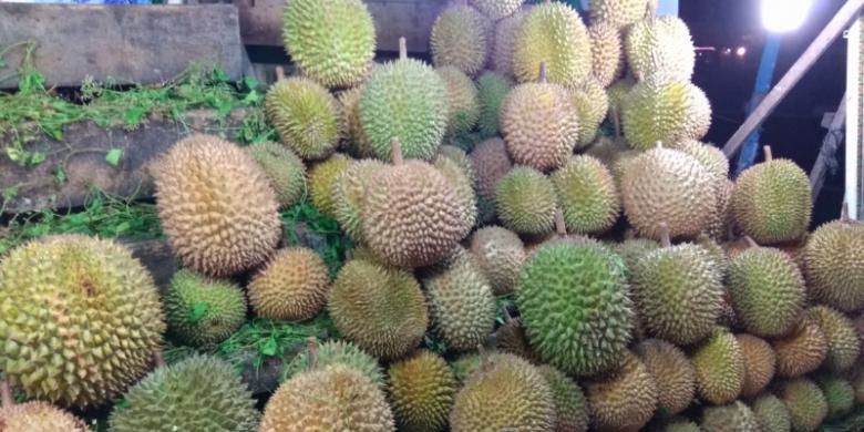 Kompas.com/Silvita Agmasari Buah durian