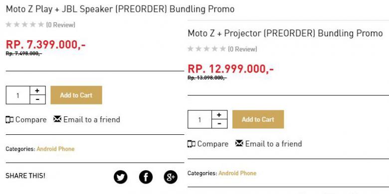 Inikah Harga Motorola Moto Z Di Indonesia? Inikah Harga Motorola Moto Z Di Indonesia?