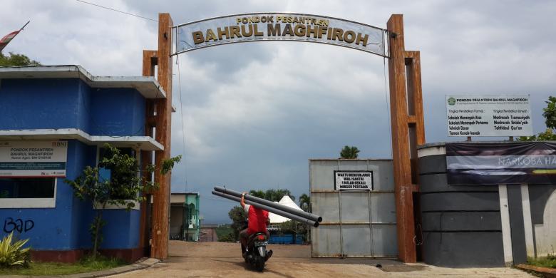 Suasana di Pondok Bahrul Maghfiroh, Kota Malang, Selasa (24/1/2017).KOMPAS.com/Andi Hartik