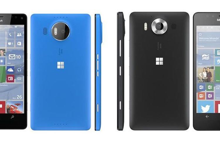 Lumia Talkman (kiri) dan Cityman (kanan), duo smartphone Lumia premium dari Microsoft.