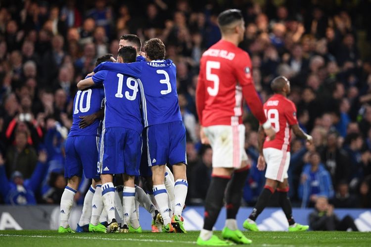 Gol Kante Singkirkan Manchester United dari Piala FA