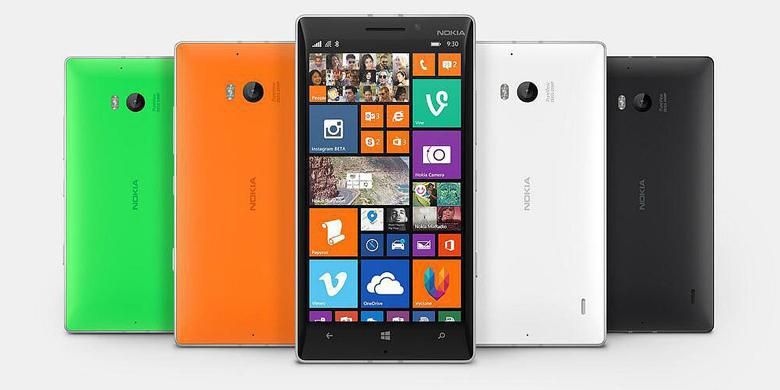 Nokia Lumia 930 dengan sistem operasi Windows Phone 8.1