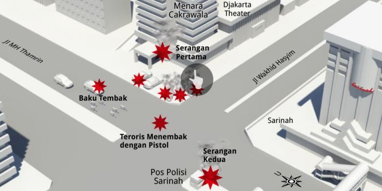 Infografik kronologi bom Thamrin. Kompas/PANDU/DICKY/ISMAWADI/REZA/EMILLE