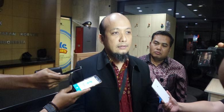 Ketua Wadah Pegawai KPK Novel Baswedan di Gedung KPK Jakarta, Jumat (11/11/2016).