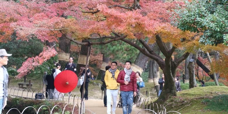 
Taman Korakuen di Okayama, Jepang.(SANDRO GATRA/KOMPAS.com)