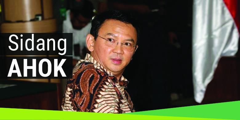 Gubernur nonaktif DKI Jakarta Basuki Tjahaja Purnama berada di ruang sidang PN Jakarta Utara, Selasa (13/12/2016).