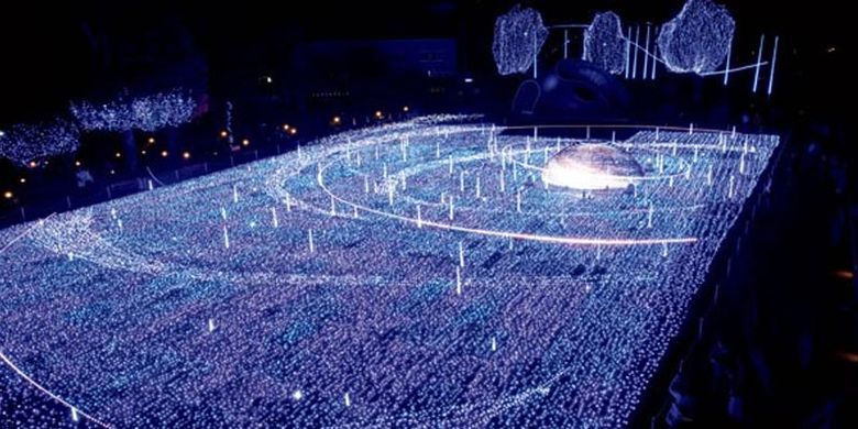 
Starlight Garden 2017 di Tokyo, Jepang, di mana di taman berumput dengan luas sekitar 2.000 meter persegi.(KARAKSA MEDIA)