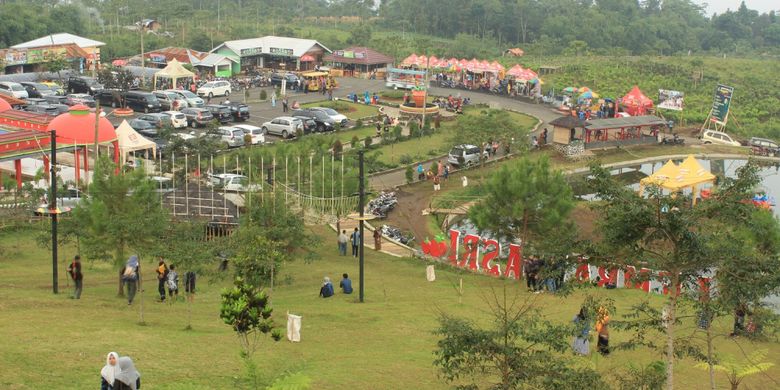 Lembah Asri Desa Serang, di Kecamatan Karangreja, Purbalingga, Jawa Tengah.