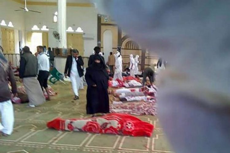 Serangan Bom Masjid di Mesir Tewaskan 235 Orang