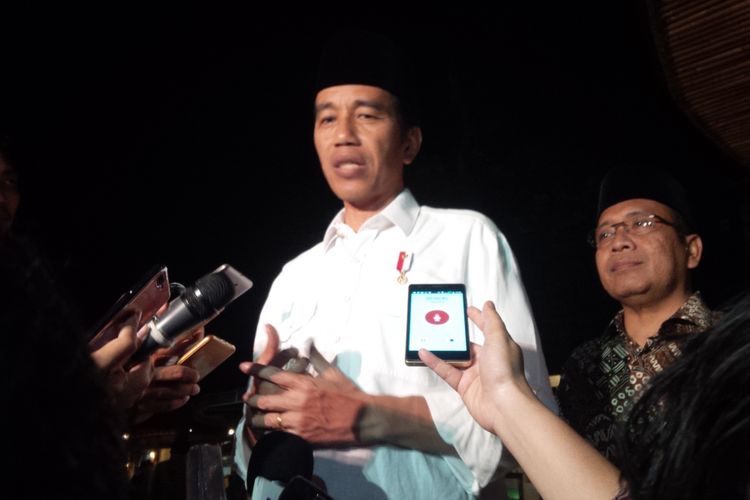 Bersama JK, Jokowi Tunaikan Shalat Id di Masjid Istiqlal