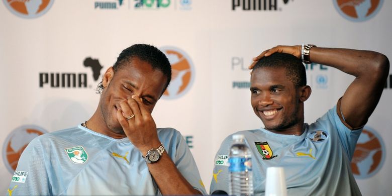 Ketika Didier Drogba dan Samuel Eto'o Bicarakan Persib Bandung...