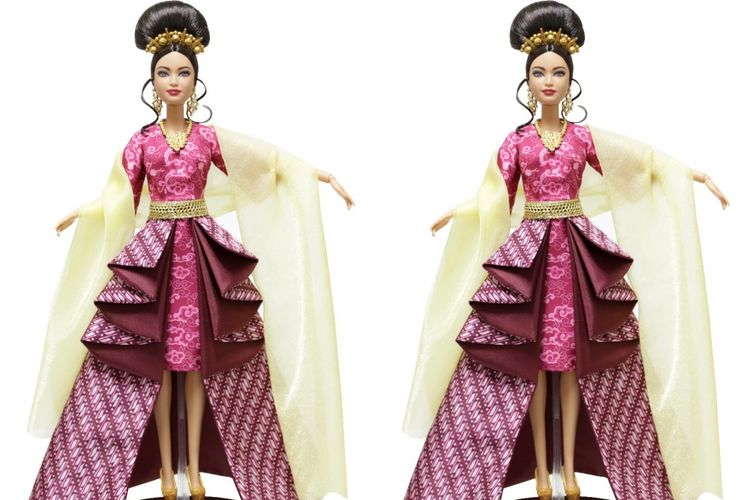Barbie Batik buatan Mattel Indonesia | Foto: Fleishman Hillard/Kompas