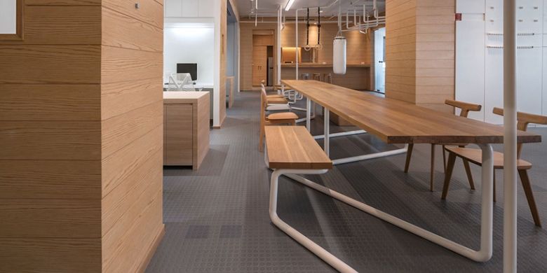 Ruang kerja bersama (co-working space) di Bangkok, Thailand