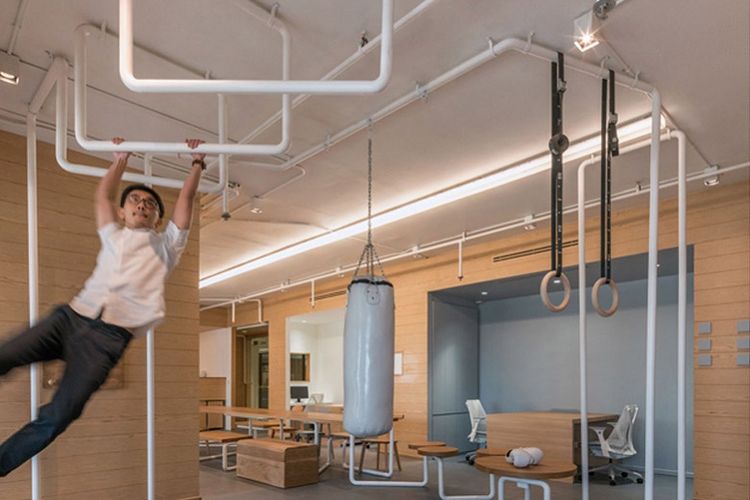 Ruang kerja bersama (co-working space) di Bangkok, Thailand