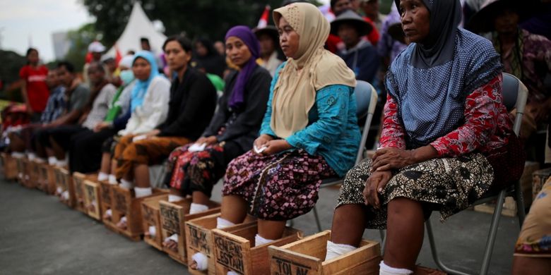 Gagal Mengadu ke Jokowi, Petani Kendeng Ingin Temui Megawati