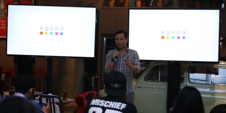 


Gede Gunawan Country Director Agoda Indonesia dalam sesi Agoda Check In Step Out Media Meet.