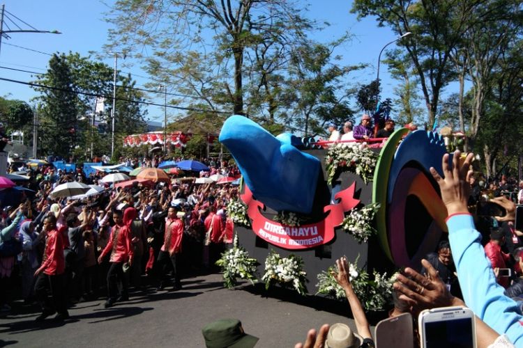 Presiden RI buka karnaval kemerdekaan 2017 | kompas