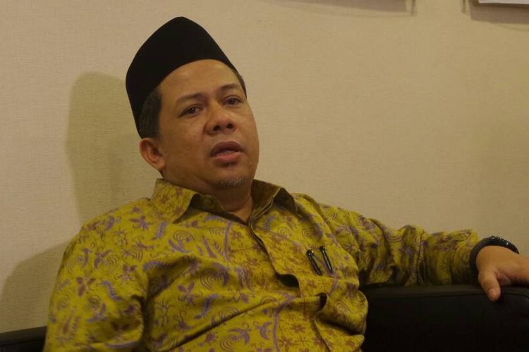 Wakil Ketua DPR RI Fahri Hamzah di Kompleks Parlemen, Senayan, Jakarta, Rabu (10/5/2017).