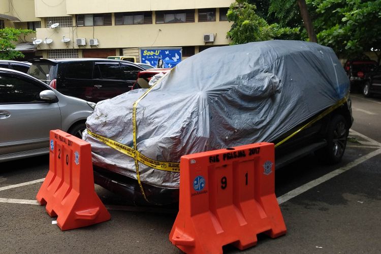 Toyota Fortuner VNT yang tabrakan saat membawa Setya Novanto