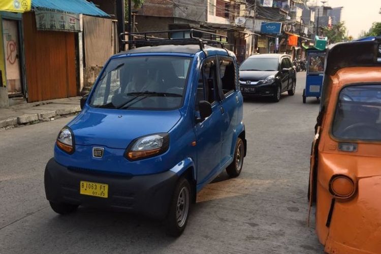 Qute, kendaraan pengganti bemo di Jakarta