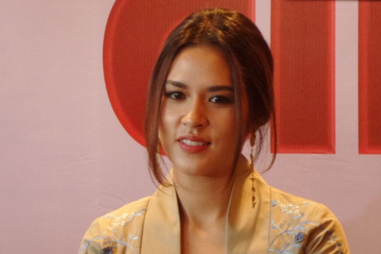 Raisa Andriana merilis singel Teduhnya Wanita di MD Place, Setiabudi, Jakarta Selatan, Senin (27/11/2017).