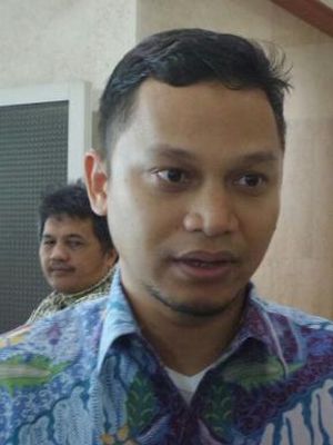 Wakil Ketua Komisi I dari Fraksi Partai Amanat Nasional (PAN), Hanafi Rais, di Kompleks Parlemen, Senayan, Jakarta, Selasa (7/2/2017).