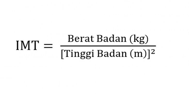 Rumus Indeks Massa Tubuh (IMT) atau Body Mass Index (BMI)