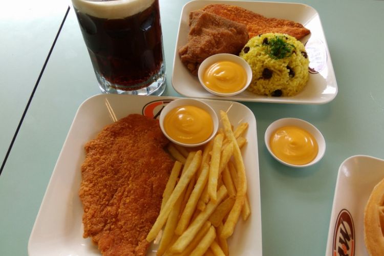 
Varian american chicken tender di A&W Restaurants.(Kompas.com/Silvita Agmasari)