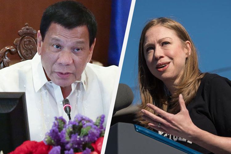 Presiden Duterte Naik Pitam dan "Serang" Chelsea Clinton