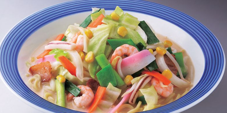 
Champon Nagasaki adalah hidangan sehat dan lezat dengan keseimbangan gizi yang kaya. Champon adalah perkembangan mie dari Cina. (BIGDISH)