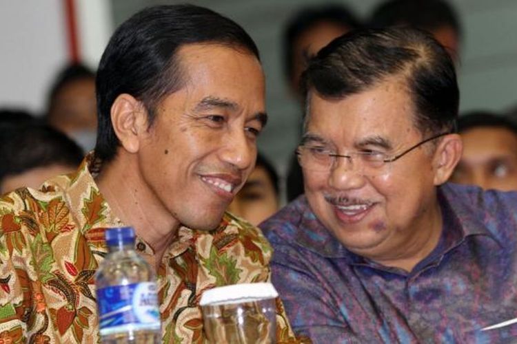 Presiden Jokowi dan Wapres Jusuf Kalla  (Tribunnews.com/ Dany Permana) 