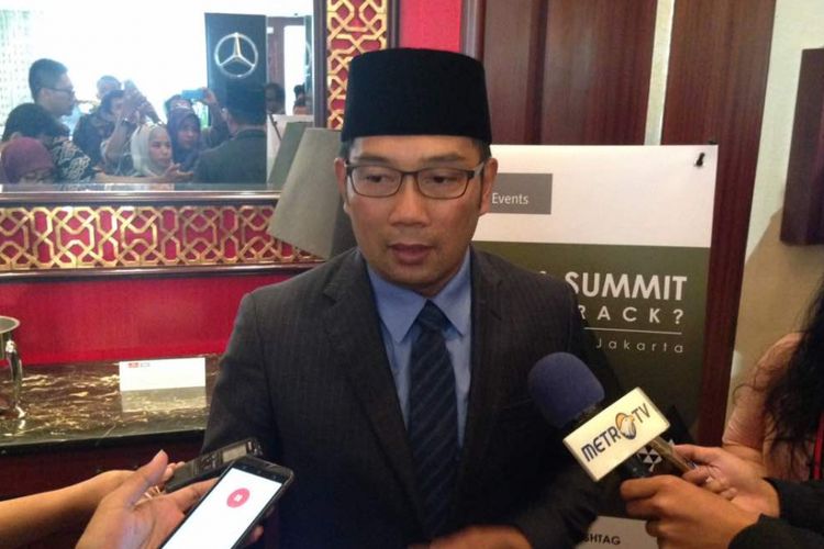 Walikota Bandung Ridwan Kamil saat ditemui di Hotel Shangri-La‎ Jakarta, Kamis (20/4/2017).  ‎