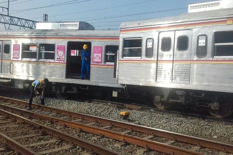 Kereta Anjlok di Manggarai karena Gangguan Persinyalan Baru