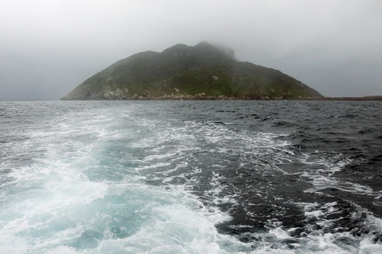 Pulau Okinoshima, Jepang. (STR / JIJI PRESS / AFP )