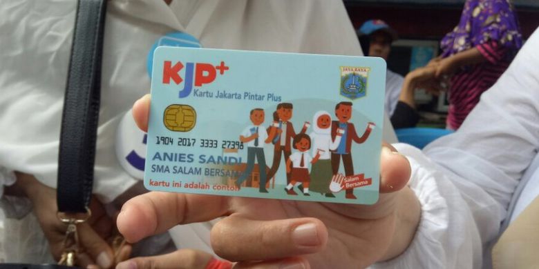 Contoh KJP Plus Anies-Sandi