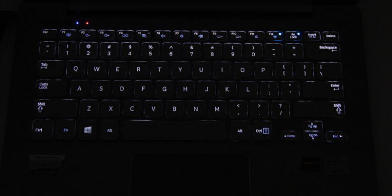 backlighting keyboard