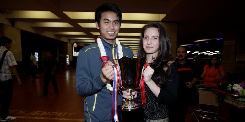 Tontowi Ahmad dan Michelle Nabila Harminc