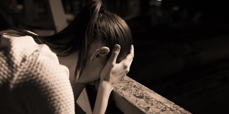 Depresi karena patah hati putus cinta.