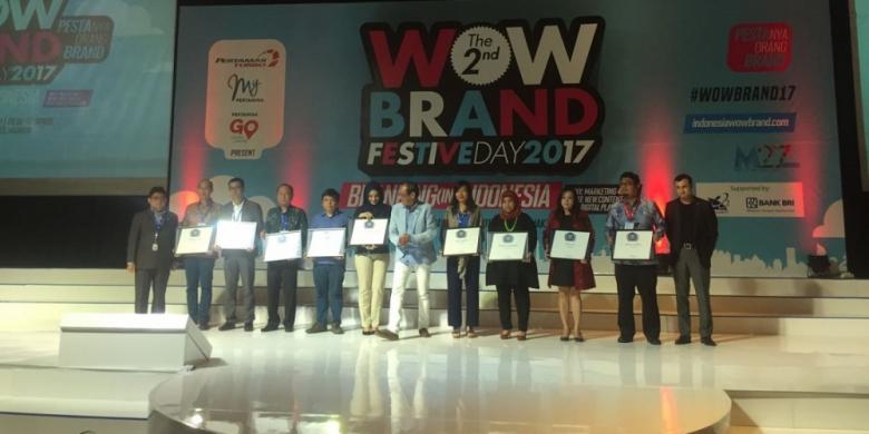 Kompas.com Raih Penghargaan di Ajang "Wow Brand Award" 2017
